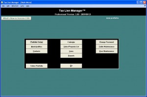 Tax Lien Manager Software